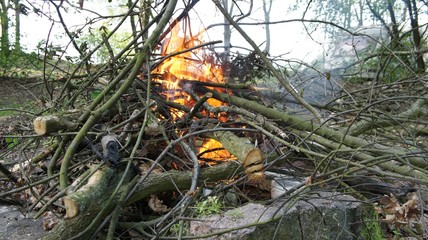 Fire and Camping
