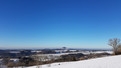  Blick vom Stuifen auf den Hohenstaufen