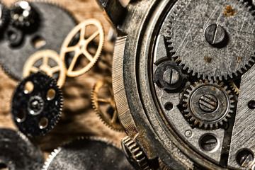 Gears close up