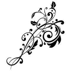 Floral decorative ornament