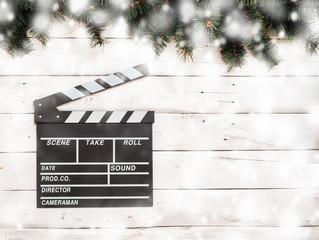 new year cinema clapperboard