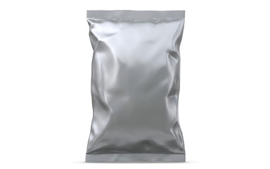 snack packaging isolated on white