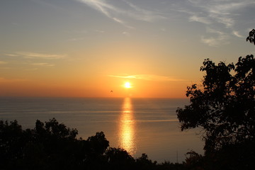 Puesta de sol, atardecer