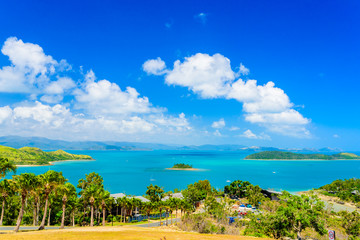 View from top of hamilton island