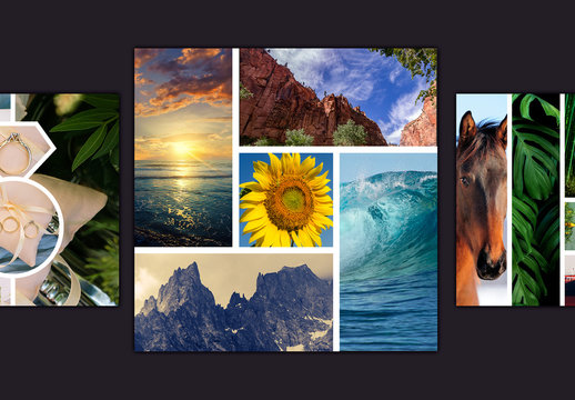 Layout per collage fotografici Shutter