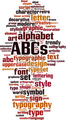 ABCs word cloud