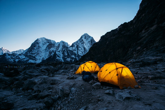 Lobuche base camp