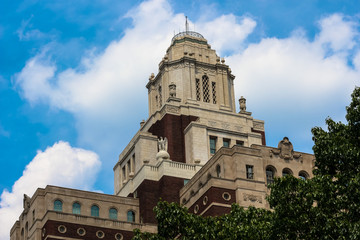City cathedral - Blue Cloudy Skies  