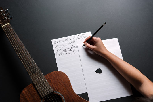 Musician's Desk Top View