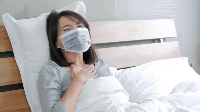 woman get sick
