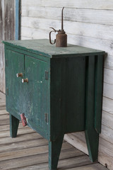 Antique cabinet at abandoned Alabama home