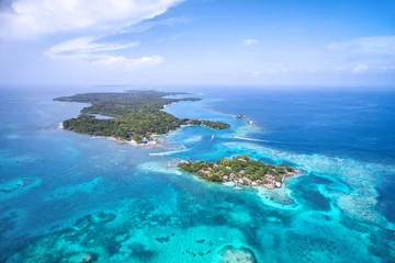 Photo sur Plexiglas Île Îles Rosario à Cartagena de Indias, Colombie, vue aérienne.