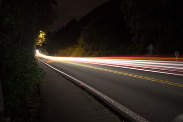 Paekakariki Escarpment Light Streaks