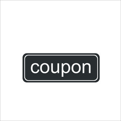 Coupon icon. Vector Illustration