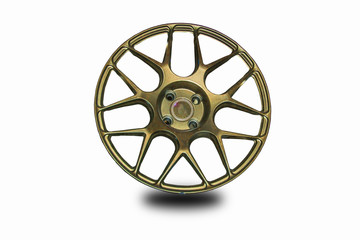 Alloy wheels on white