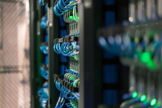Bank of servers
