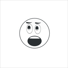 Smile icon. Emotion smile. Vector Illustration