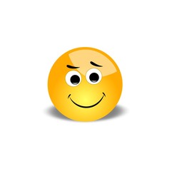 Smile icon. Emotion smile. Illustration