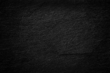 Dark grey black slate background or natural stone texture.