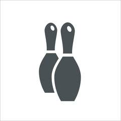 Bowling icon. Vector Illustration