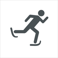 Skater icon. Vector Illustration