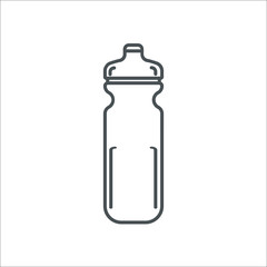 Sports water bottle icon