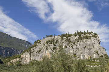 Fototapeta na wymiar Colodri in den Gardaseebergen