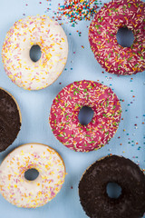 Multicolored donuts