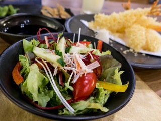 Closeup of mix fresh salad 1