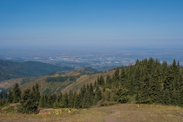 Obraz premium Mountain landscape in Almaty region, Kazakhstan 2017