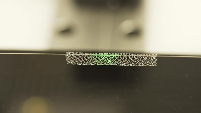 Coronary stent is a small mesh tube that s used to treat narrowed or weakened arteries in the body. Mesh metal nitinol self-expandable stent for endovascular surgery