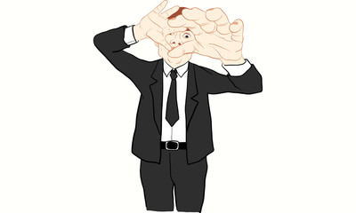 business man in black suit 