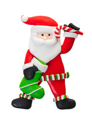 Christmas figurine of santa claus
