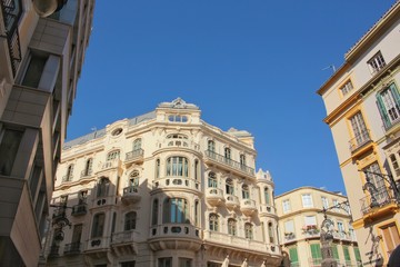 Malaga Stadtansicht