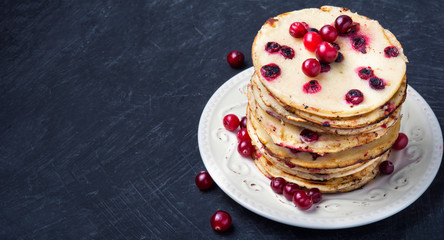 pancakes with cranberry