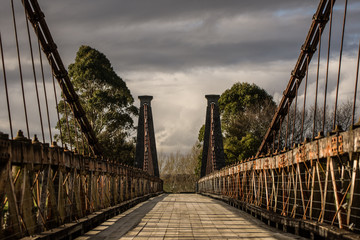 Historic swing bridge