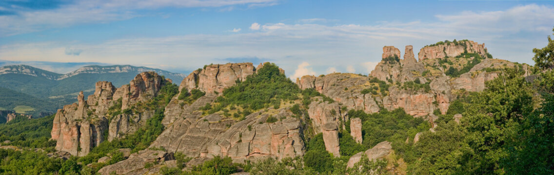 Panorama Of Belogradchik Rocks