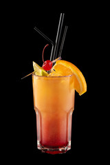 Sunrise alcoholic coctail