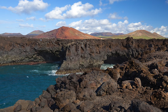 Los Hervideros, Lanzarote, Spain