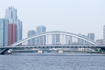 隅田川の築地大橋