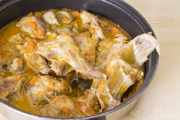 casserole of rabbit stew
