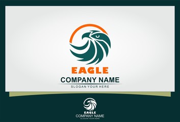 eagle emblem business logo