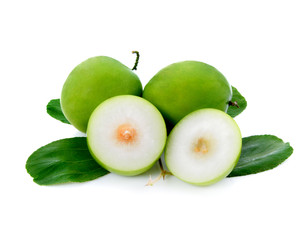 Monkey apple isolated on white background