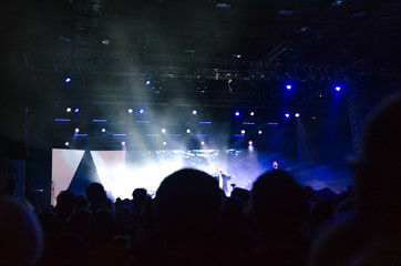 christian music concert and worship