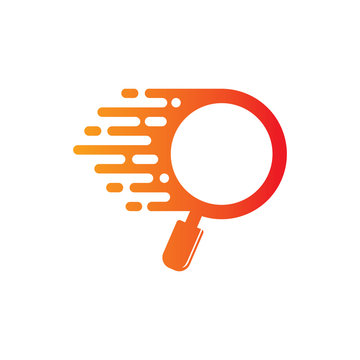 Quick search logo or icon vector design