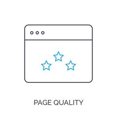 web page quality icon