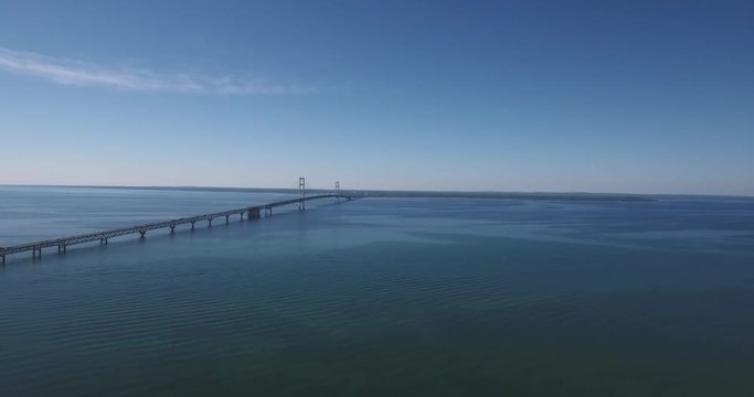 Flying Above the Mackinac bridge 03
