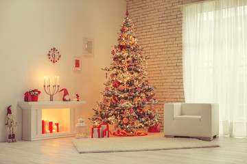 Christmas decor in houses 