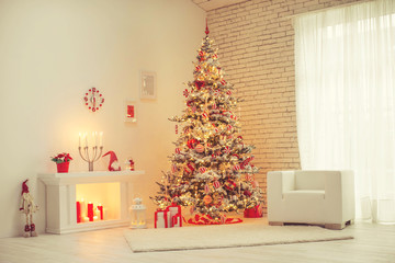 Christmas decor in houses 