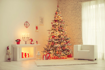 Christmas decor in houses 